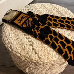 Jeep socks one size fits most.
